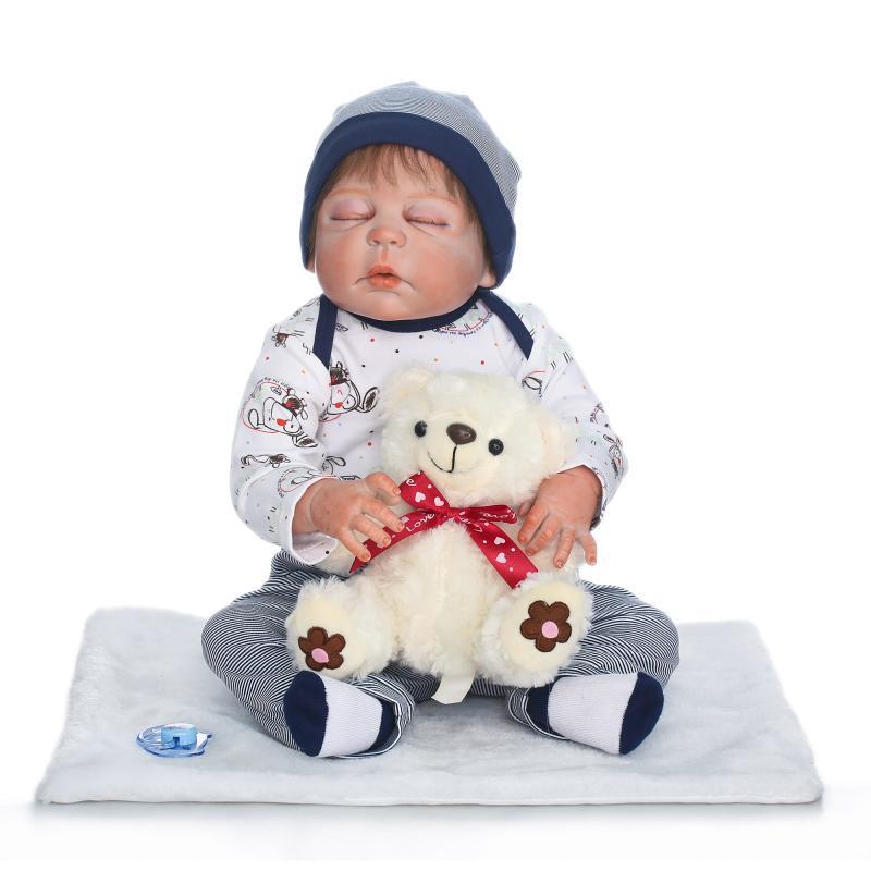 NPK nuevo pegamento completo simulación bebé lindo muñeca Comercio exterior popular recomendar puede entrar baño de agua