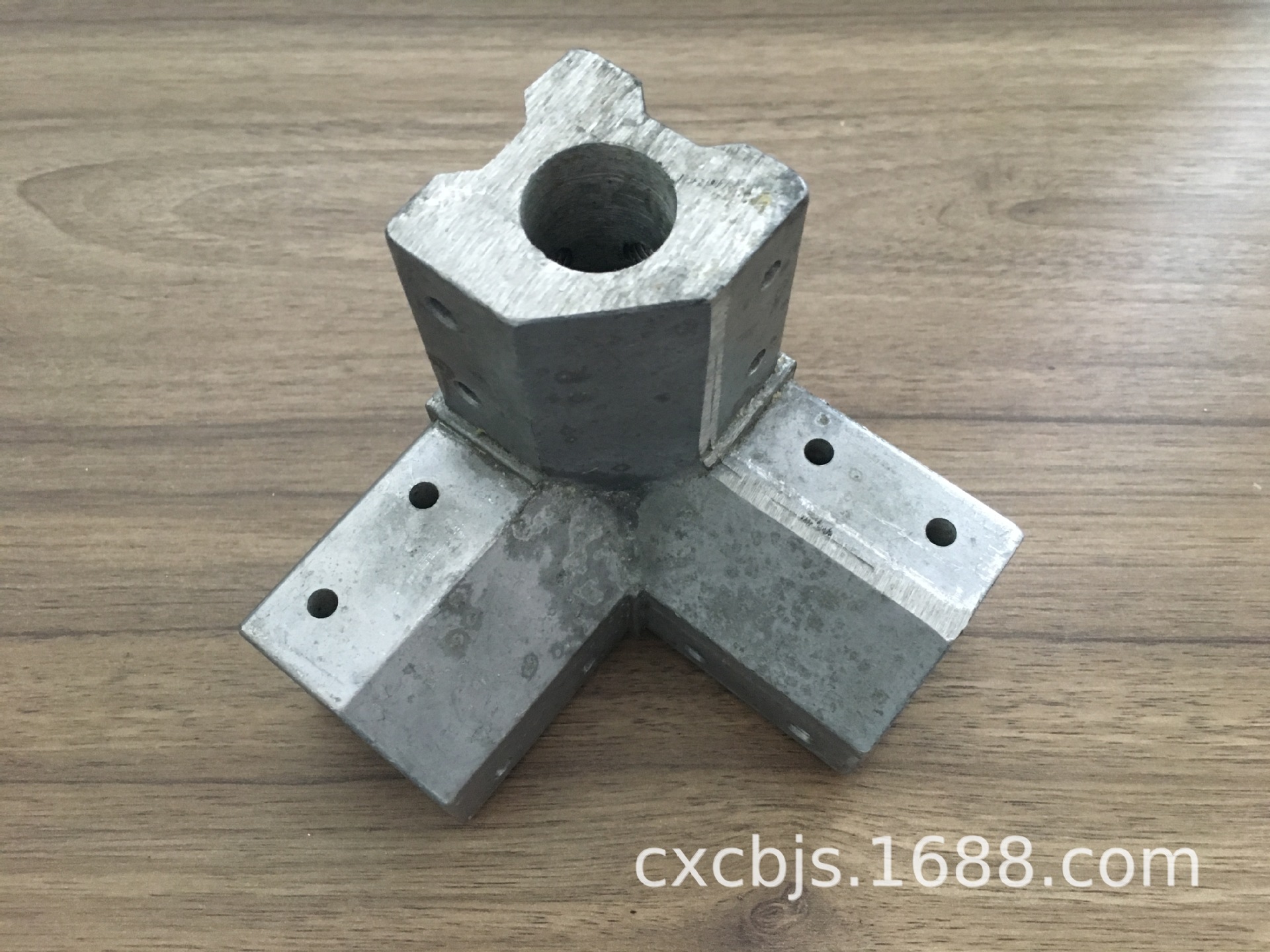 宁波铝合金加工压铸 铝三通配件 三通接头 铝压铸件 铝件 铝加工