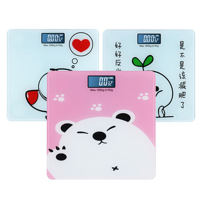 廠家批發體重秤家用電池人體秤精准體重計跨境廣告禮品定制電子稱