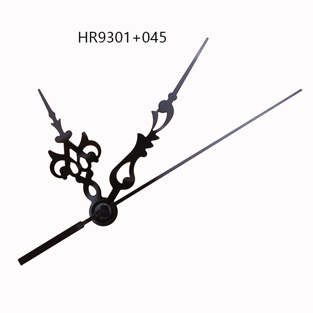 HD1668-17MM扫描电波钟机芯+HR9301黑时分冲管