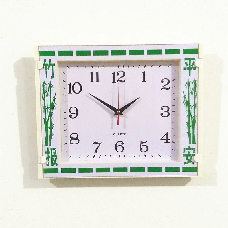 Прямоугольные настенные часы десять юаней магазин 9 юаней 9 самых продаваемых настенных часов в китайском стиле кварцевые часы