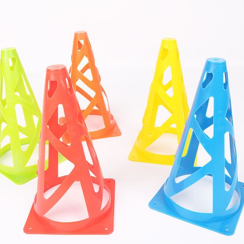 23cm Hollowed-Out Marker Cone for Inline Skating Freestyle Poles & Football Obstacles  
Football Training Equipment