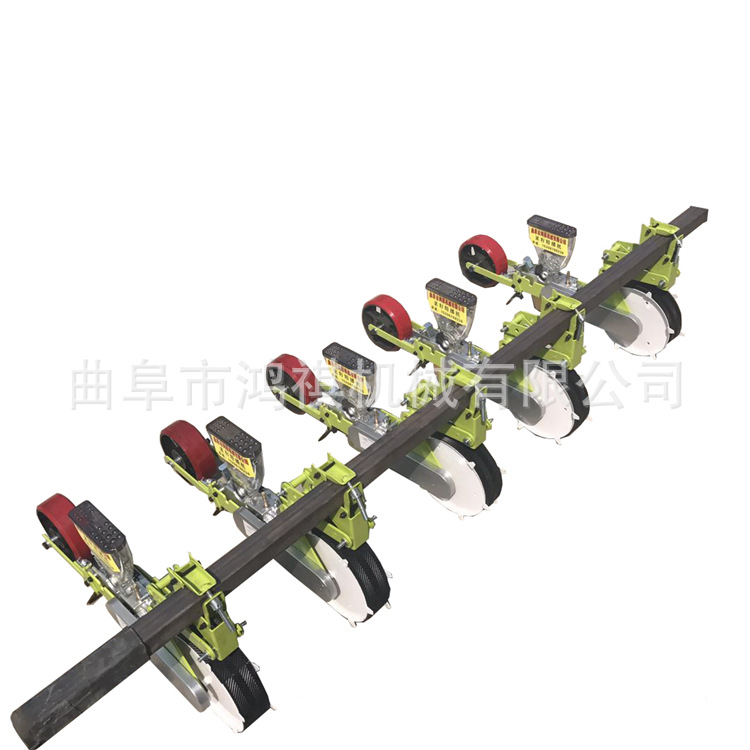 庆阳销售手推式四行蔬菜精播机 进谷子播种机 牧草蔬菜播种机K