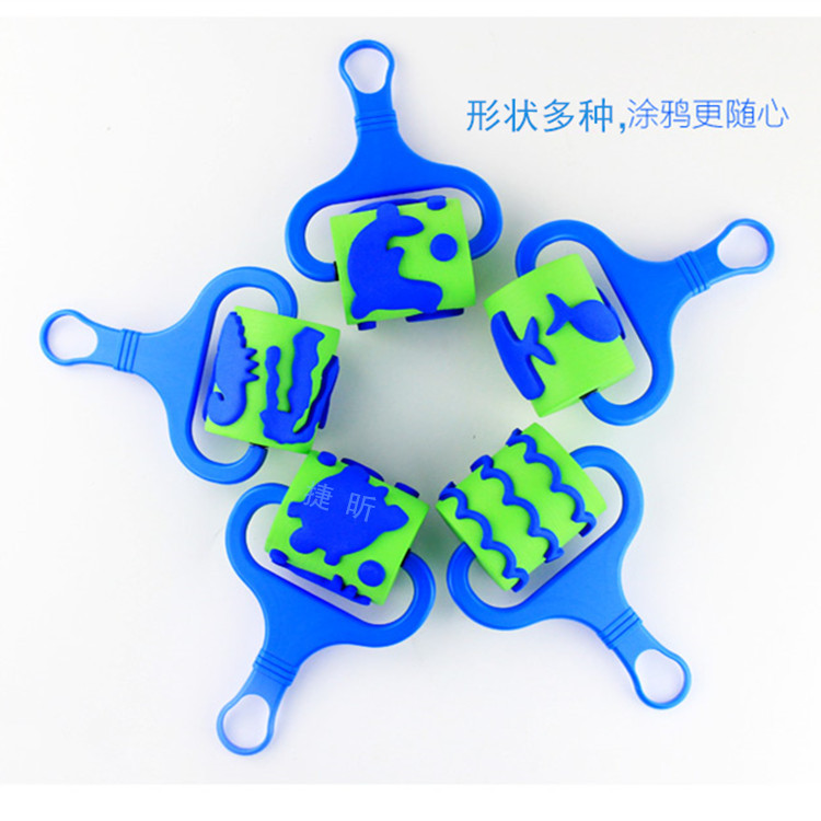 定做 50mm直径无味EVA绘画滚筒 幼儿园涂鸦印章滚轮