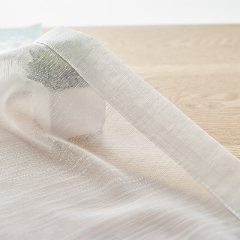 Cotton yarn Simplicity cross Cotton and hemp Shalian finished product Solid Flax curtain bedroom a living room shading Shalian White yarn