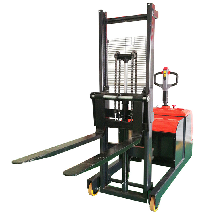 配重式电动叉车 全电动堆高车无支撑腿叉车 平衡重电动叉车1吨