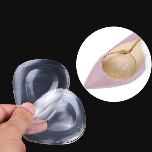 Silicone transparent forefoot pad GEL anti-slip shock-absorbing massage forefoot and sole pad for women's high heels and sandals