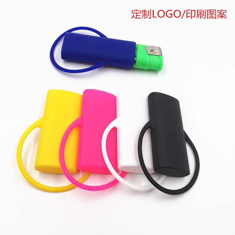 现模生产打火机套硅胶打火机防摔保护壳广告促销礼品定制工厂直销