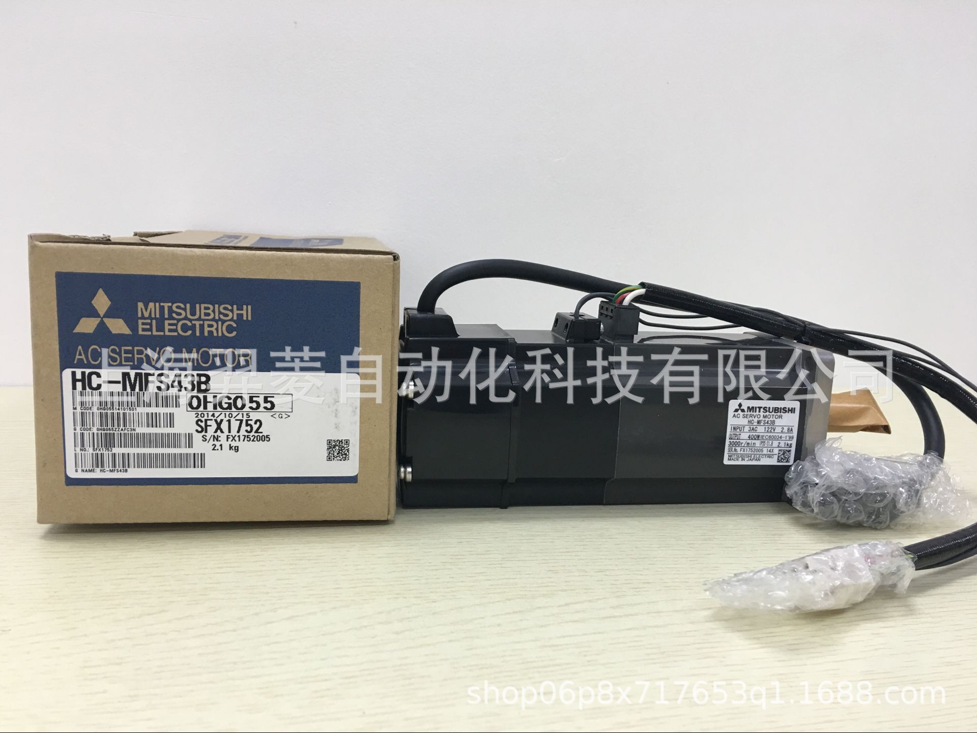 三菱电机HC-MFS43B全新原装现货 现货供应 三菱,三菱电机,电机,伺服,三菱伺服