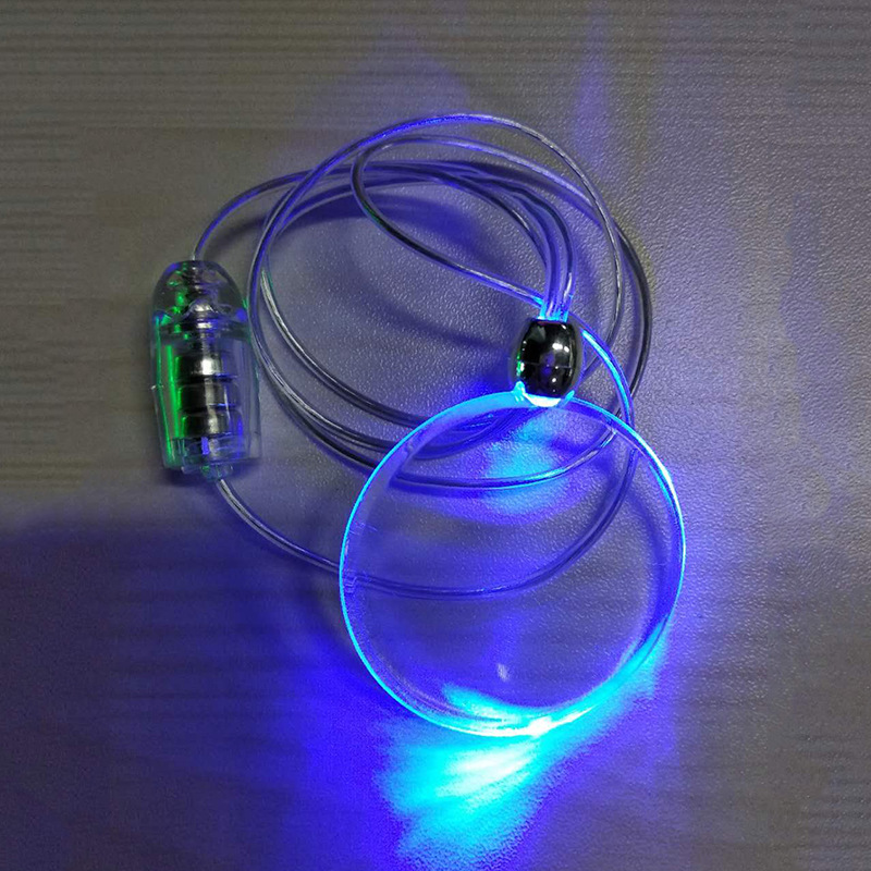 发光项链 led发光项链 圣诞节发光项链 发光挂挂绳