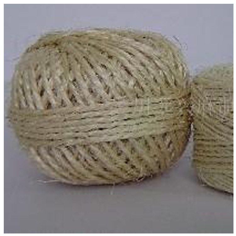 供应150g剑麻绳球和柱的产品 工艺黄麻麻绳小球麻绳DIY