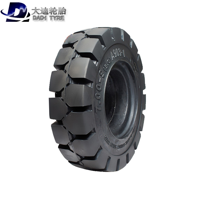 轮胎厂批发叉车轮胎实心轮胎700-9轮胎防扎防爆免维护耐磨王轮胎