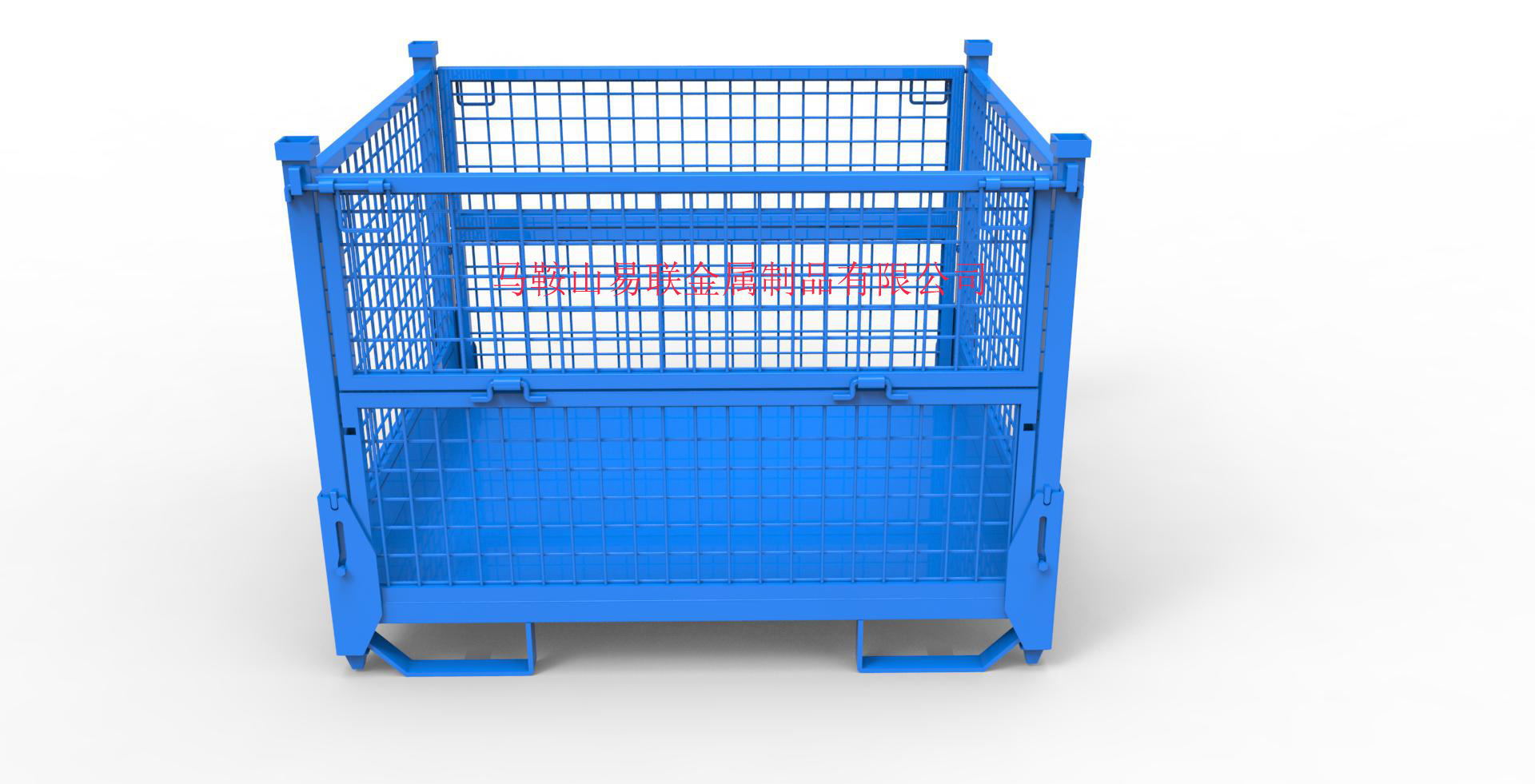 不锈钢金属周转箱金属料箱上海 苏州金属周转箱 可折叠可堆垛