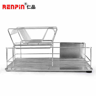Renpin dish rack Drain shelf 304 Stainless steel Dishes Dish rack Rack Storage Shelf European style Cup holder