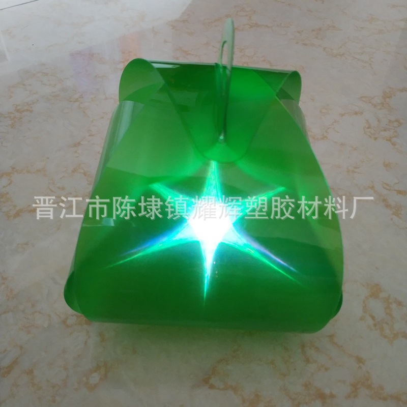 六角星3D膜圣诞礼品盒灯具透光膜硬质PVC塑料片工艺灯罩光学PVC