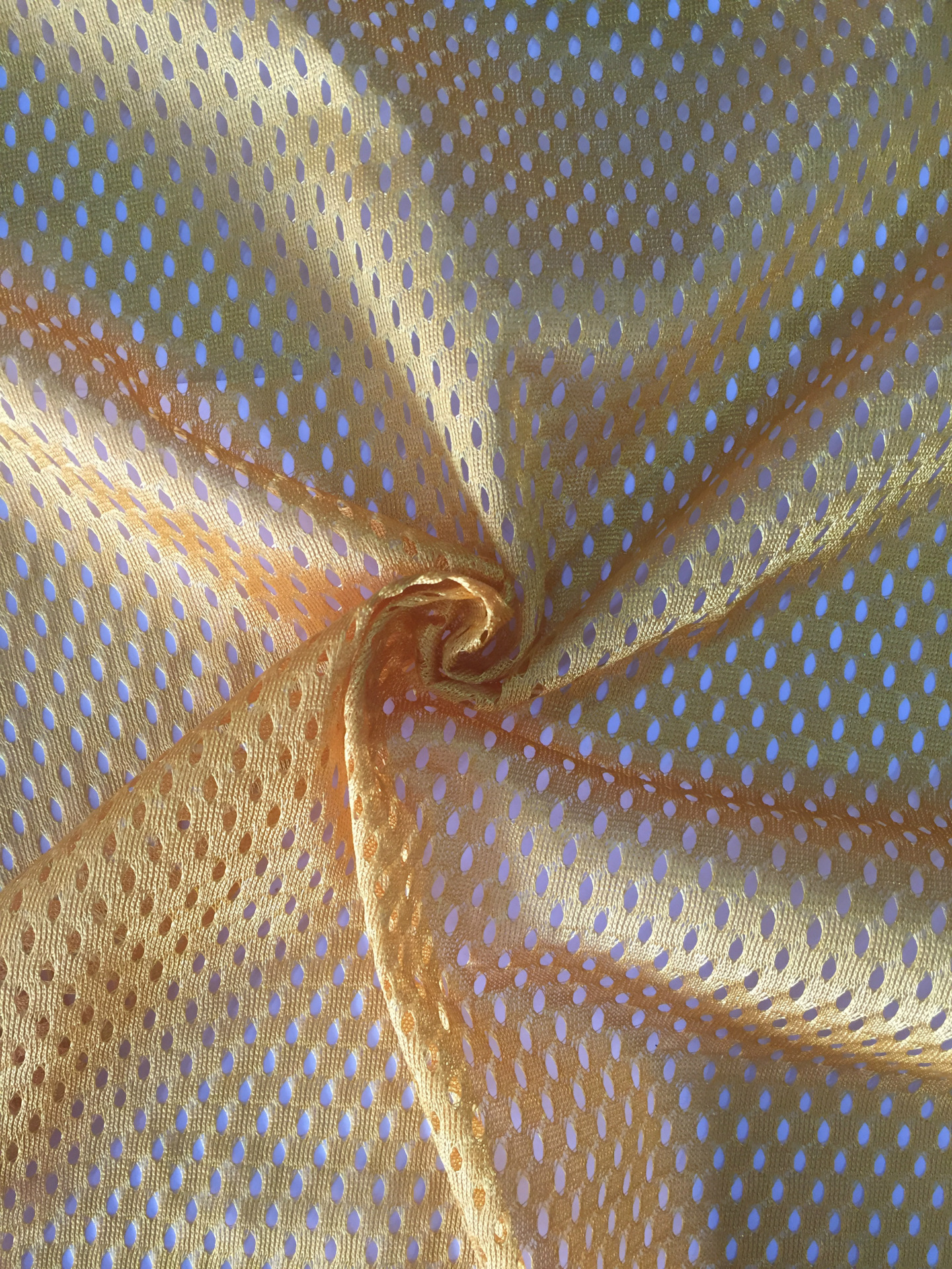 提花网眼布现货可批发经编运动服网布3D网布透气速干提花网眼布