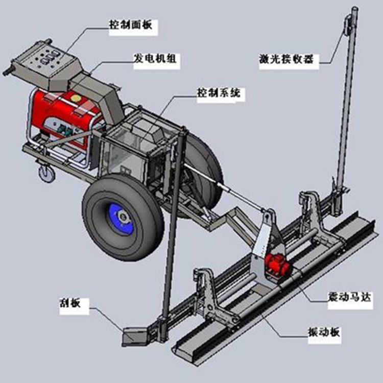 轻型激光整平机 电动轻型激光整平机 DZ25-2电动轻型激光整平机