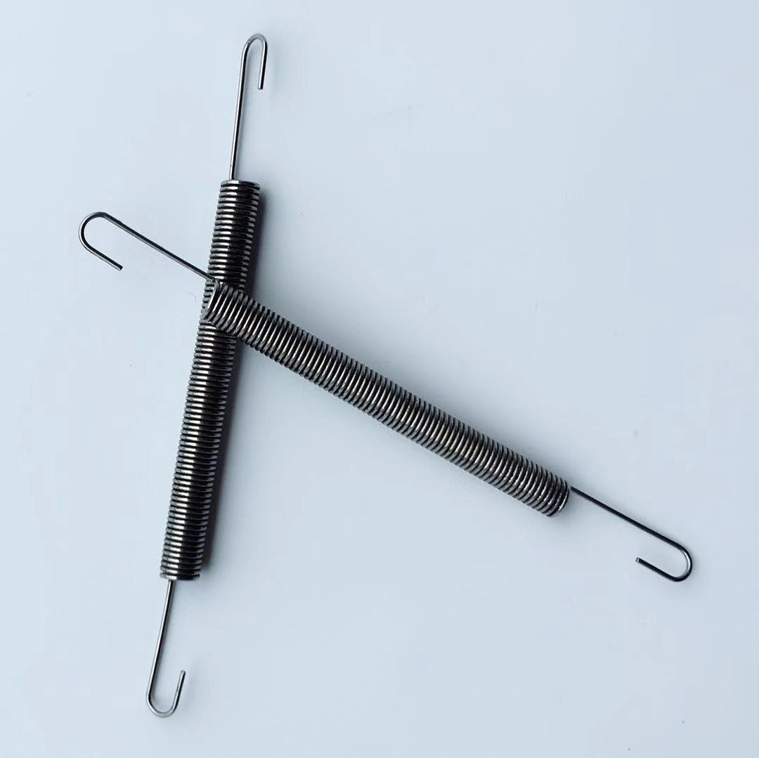 加工定制雙鈎拉簧 五金電器玩具304不鏽鋼拉伸雙鈎小拉簧廠家直銷