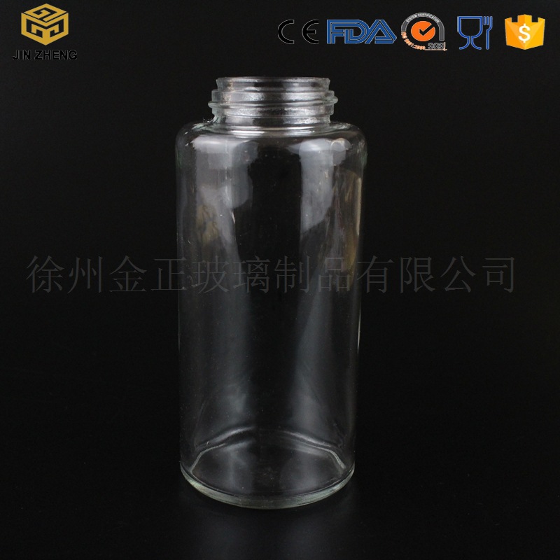 180ml高白料玻璃瓶 批发批发 定制 泡茶瓶奶茶瓶果汁饮品瓶