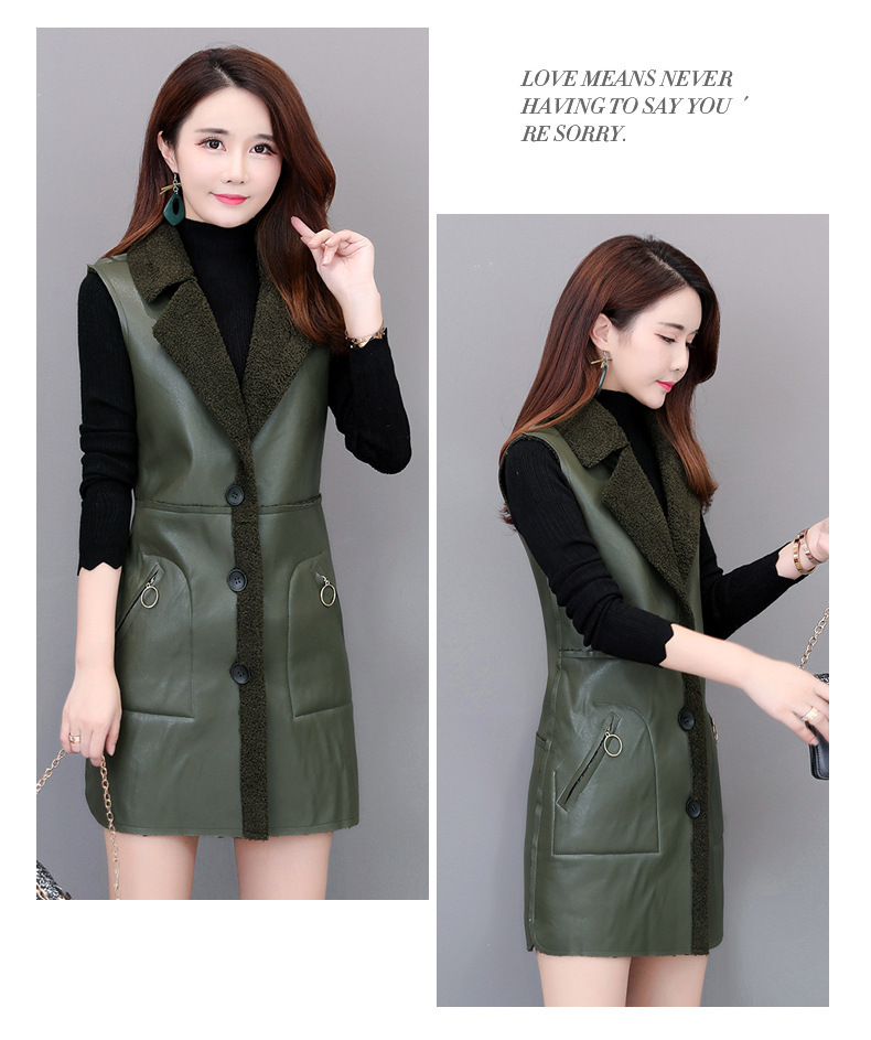 Gilet femme en Cuir PU - Ref 3318518 Image 23