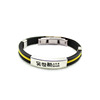 Star surrounding EXO member Wu Shixun's same sports bracelet stainless steel silicone bracelet bracelet bracelet bracelet