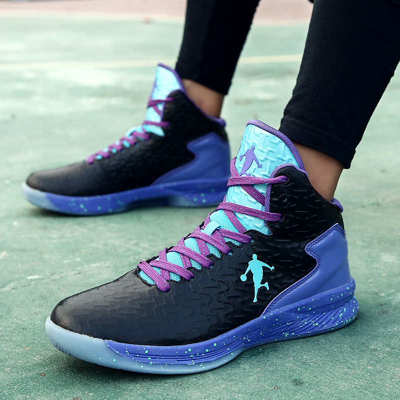 2023 New Couple Sports Wear resistant Anti slip Men's Women's High cut, Handsome, Shock Absorbing and Ankle Protecting_voghion.com