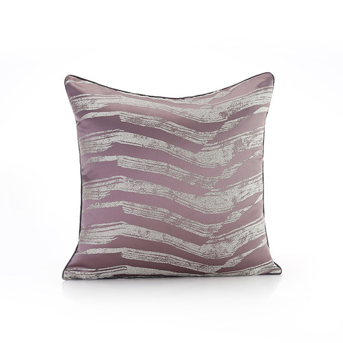 Fashionable light luxury model room living room sofa pillow high precision jacquard cushion pillow case office pillow back