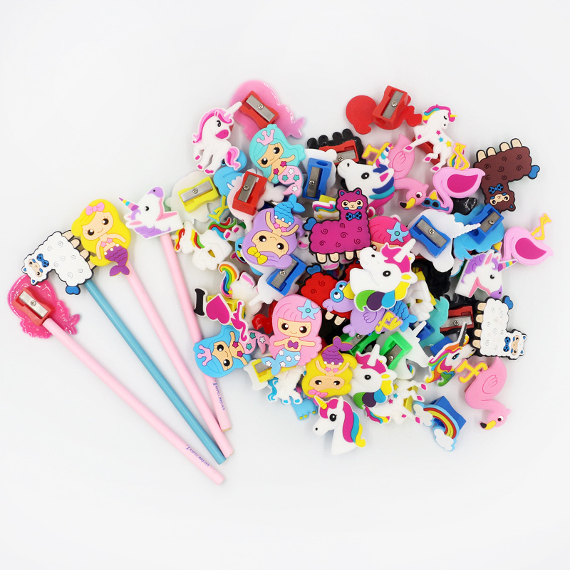 Cross-border Amazon candy mini mermaid Flamingo eyebrow knife unicorn pencil sharpener small gift Cross-border Amazon candy mini mermaid Flamingo eyebrow knife unicorn pencil sharpener small gift