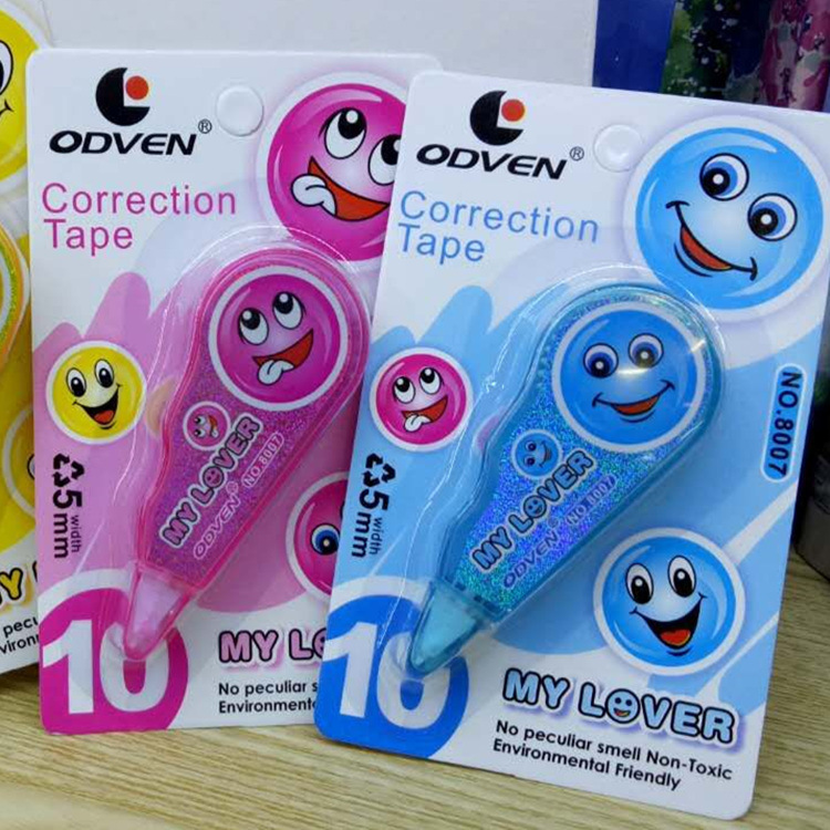 Stationery Pupil Correction Tape Creative Smiley Face Cartoon display picture 3