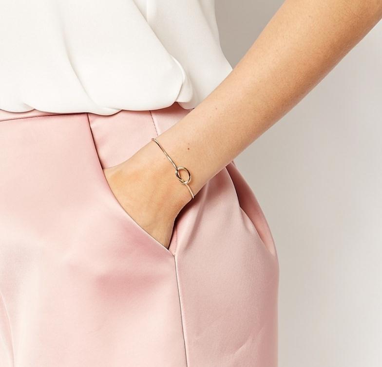 Hot Sale Metal Bracelet Knot Bracelet Women's All match Bracelet Love Bracelet Open Hand Jewelry_senzul.com