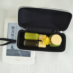 Sunglasses case for students, small and lightweight, with a dark lens design, a pull-out zipper case, a hanging cord, and a square high-storage box.