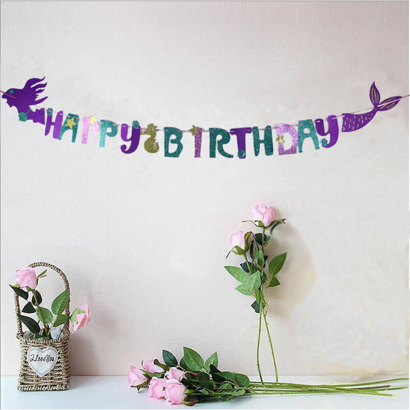 2019新款美人鱼拉旗