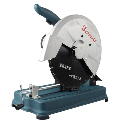 博海多功能大功率350齿轮型材切割机工业级钢材不锈钢木材切割机