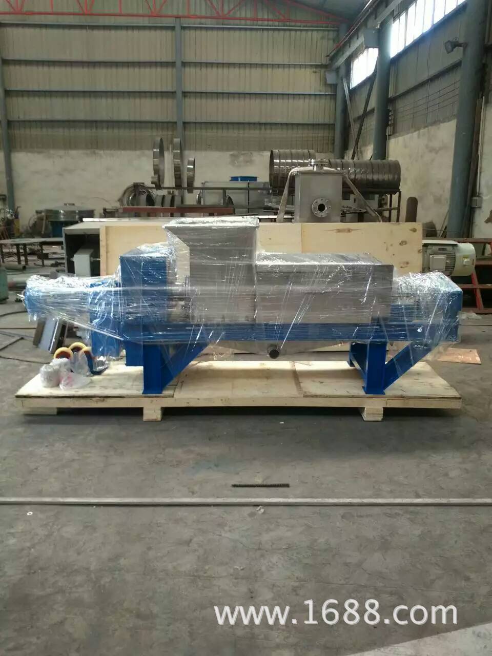 菜场垃圾脱水用双螺旋压榨机  菜市场垃圾脱水设备