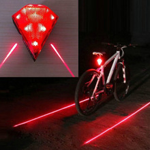 自行車鉆石激光尾燈警示燈 USB充電尾燈 高亮尾燈充電寶石尾燈