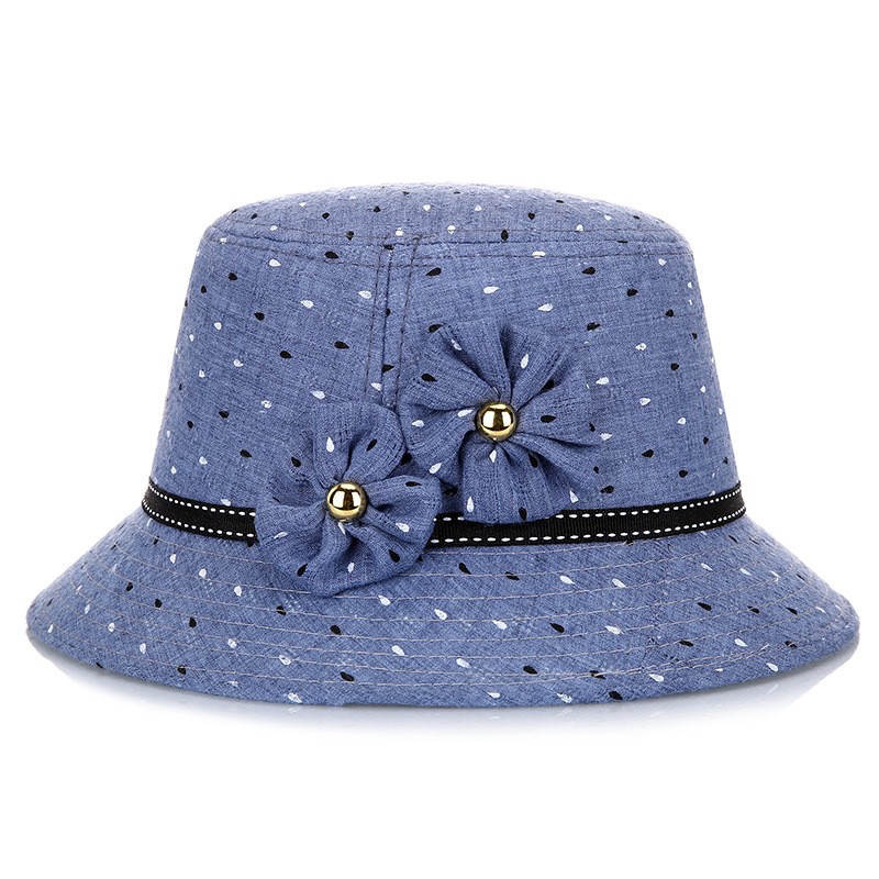 Hat spring and summer middle-aged ladies sunshade clever blossom pots in Chinese style hats fashion hats wholesale