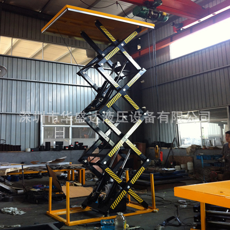 4米电动升降平台 固定液压升降机 电动液压货梯升降台