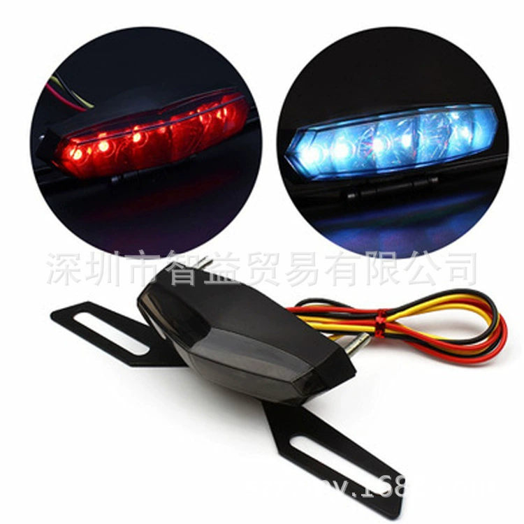 6LED мотоциклетный задний фонарь Harley круиз Prince автомобиль ретро металлические задние фонари тормозной свет автомобильные фонари