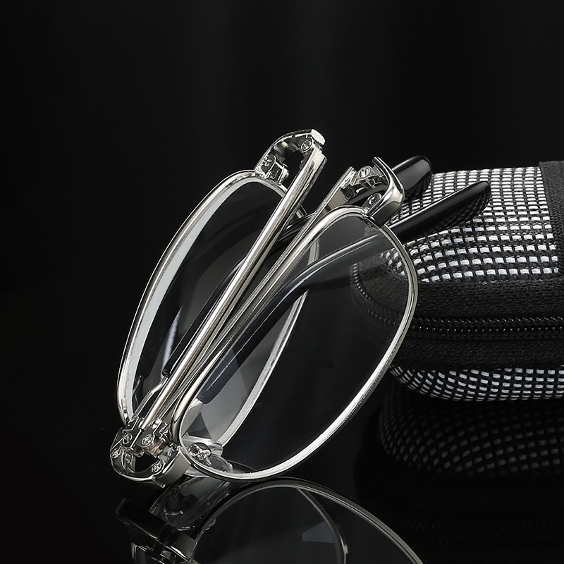 Presbyopic Glasses Unisex Glass Folding Presbyopic Glasses with Box Portable Full Frame Elegant Fashion Glasses for the Elderly Presbyopic Glasses Unisex Glass Folding Presbyopic Glasses with Box Portable Full Frame Elegant Fashion Glasses for the Elderly