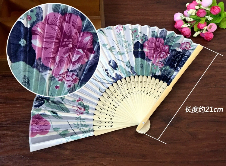 Смесь видов кожи и Folding fan Китайский Фэн инковая живопись слива веер
