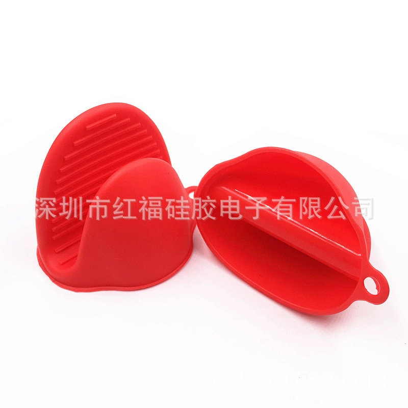 Индивидуальные утолщенные силиконовые перчатки, устойчивые к высоким температурам, теплоизоляция, противоскользящие перчатки для выпечки микроволновой печи