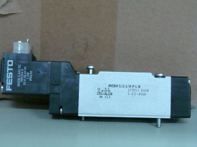 现货销售FESTO   MEBH-5/2-1/8-P-L-B   173012   原装