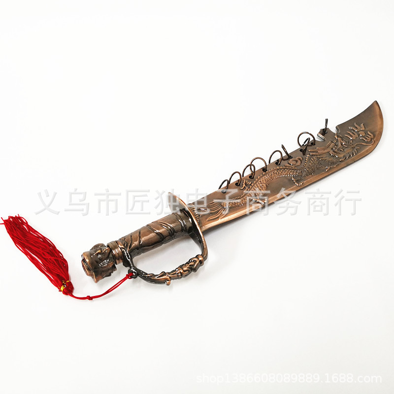 Factory direct selling plastic imitation metal nine ring knives…