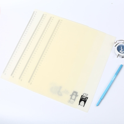 新款萌動學生果凍PVC矽膠超軟書法專用墊板考試寫字墊板 A4墊板