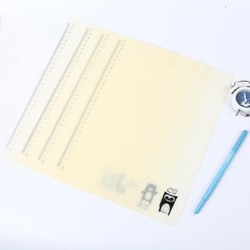 新款萌動學生果凍PVC矽膠超軟書法專用墊板考試寫字墊板 A4墊板
