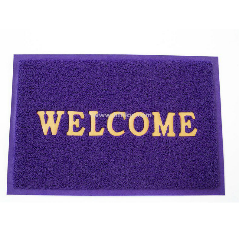 Ventas directas de fábrica Bienvenido a puerta Mat coche pie Mat puerta mat