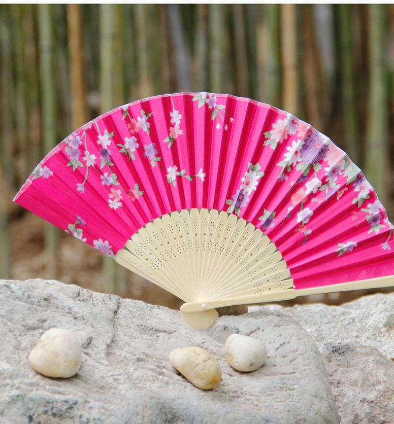Смесь видов кожи и Folding fan Китайский Фэн инковая живопись слива веер
