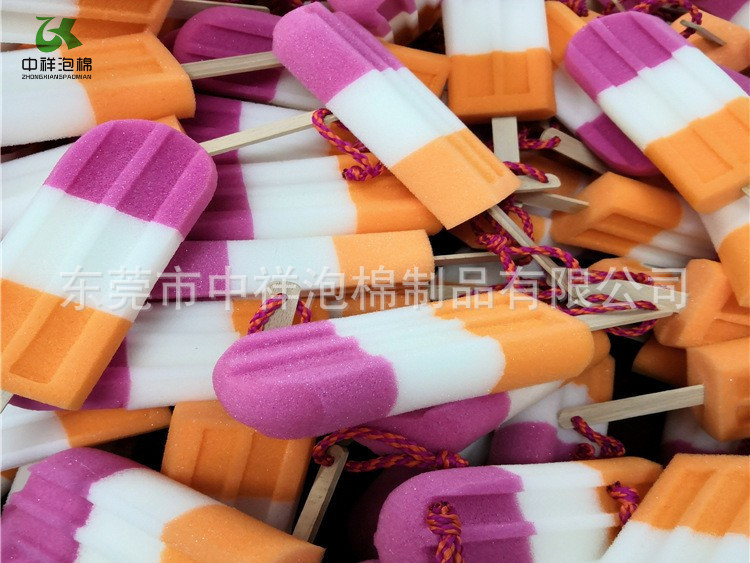 Paste molding bath sponge kitchen matching bath cleaning bowl brush ice cream cup brush sponge