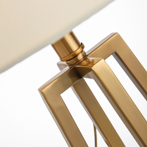 Designer Modern Minimalist Metal Iron Bedside Lamp American Creative Study Bedroom Model Room Decor Lamp