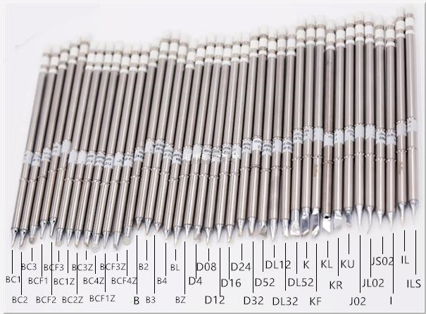 工廠批發加工無鉛恒溫 T12 系列烙鐵頭用于950 951焊台t12 焊嘴